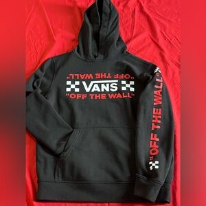 Vans Black and Red Unisex Hoodie Fits 8-10